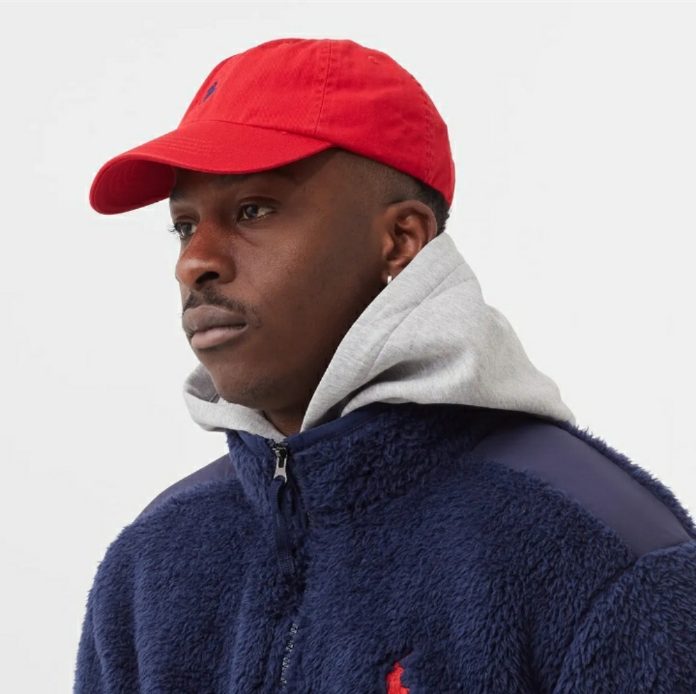 NWT Polo Ralph Lauren Cotton Chino Ball Cap  - RL2000 Red